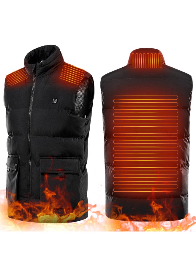 USB Portable Heating Warm Vest Black