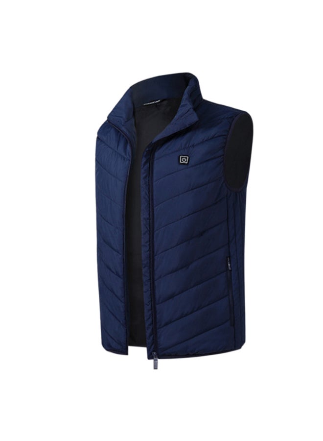 USB Powered Heating Heated Vest Blue