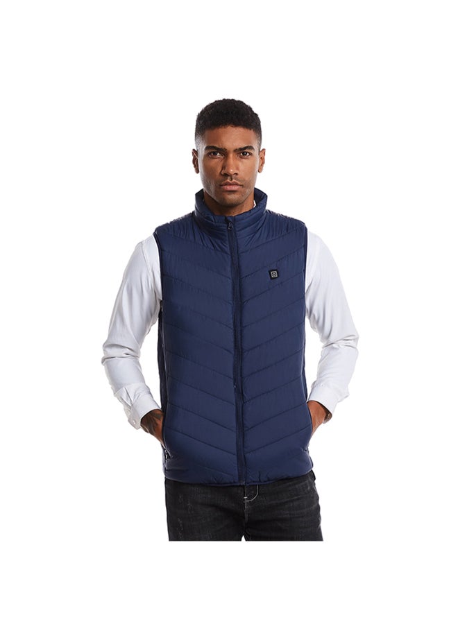 USB Powered Heating Heated Vest Blue