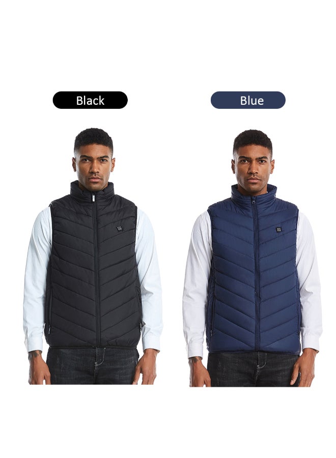 USB Powered Heating Heated Vest Blue