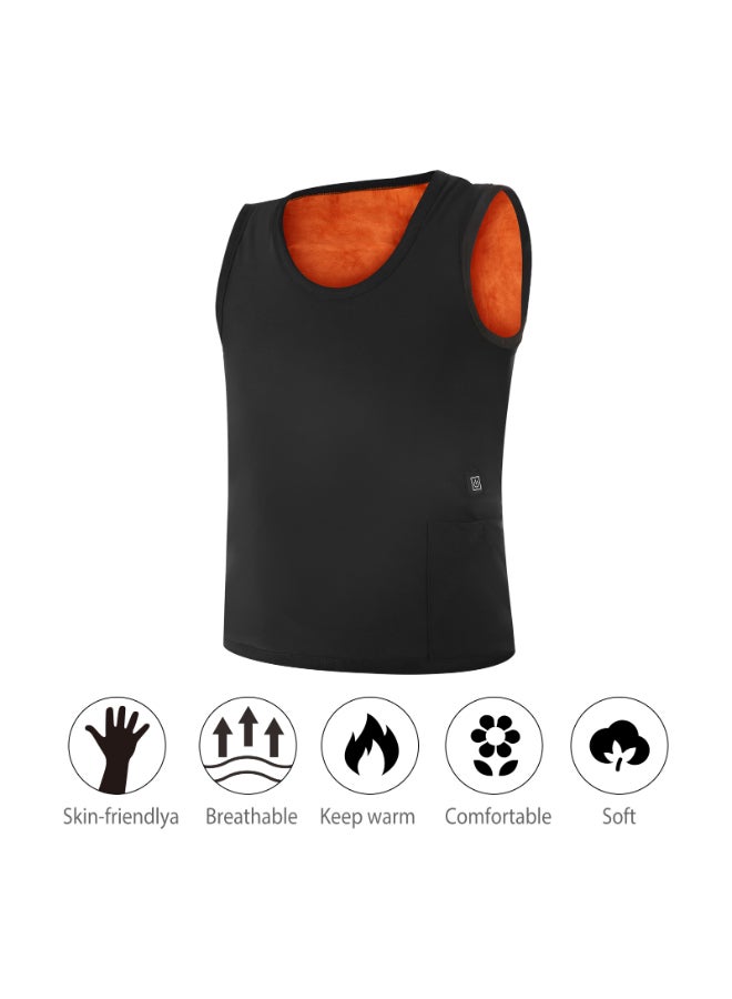 Electric Warm Heating Vest Black