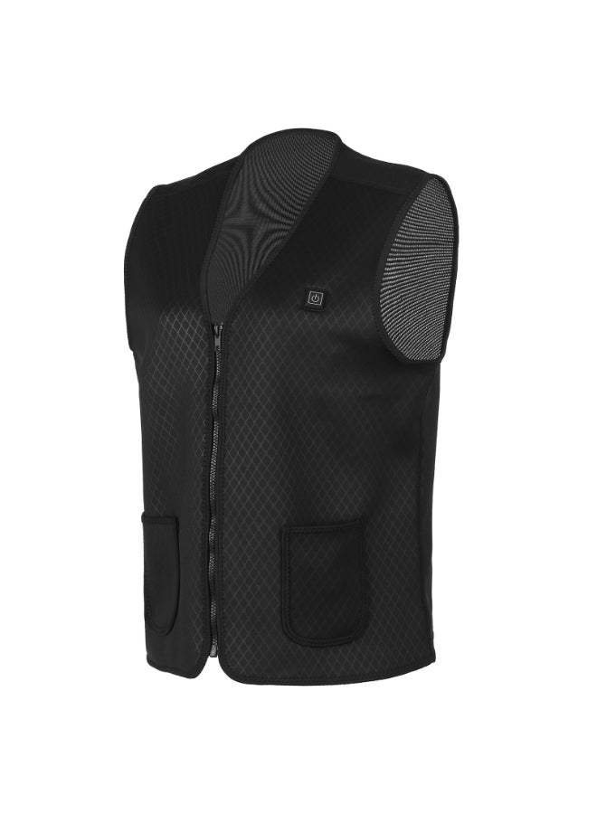 Washable USB Electric Heating Vest Black