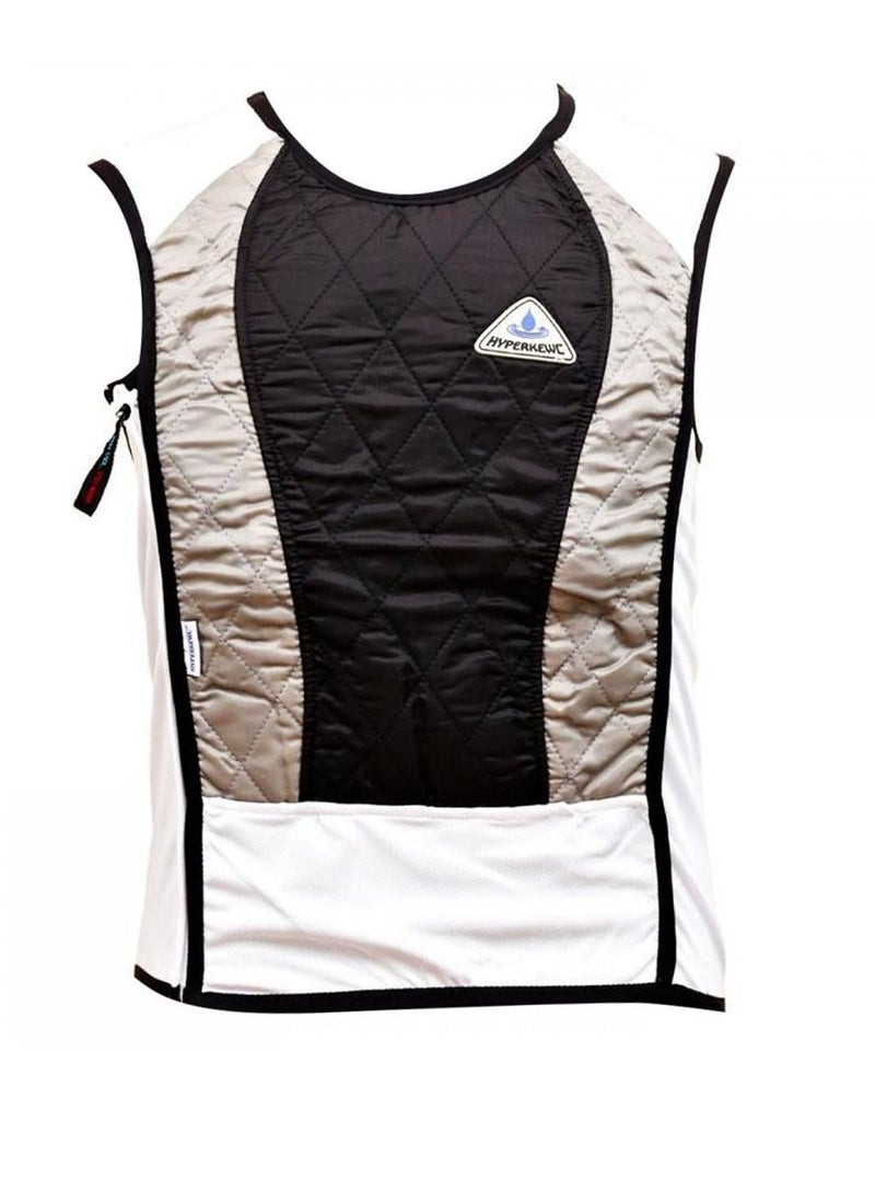 Techniche 6531 Evaporative Cooling Ultra Sports Vest, Black silver