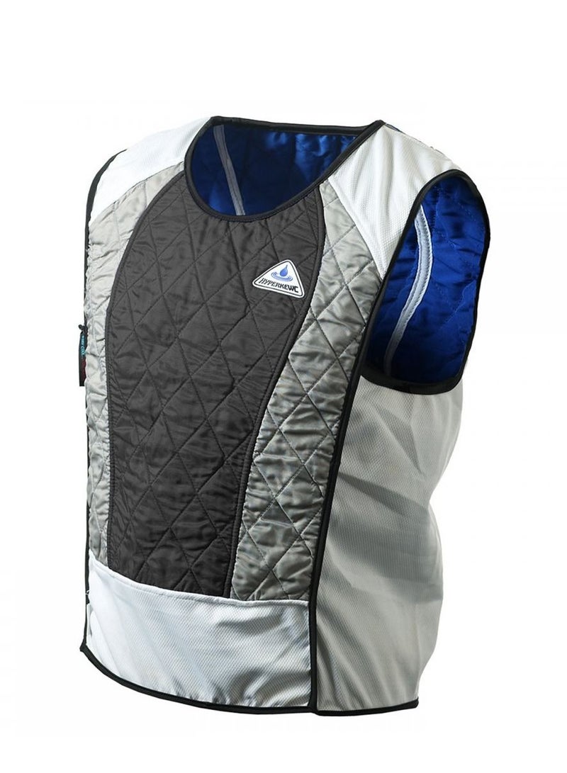 Techniche 6531 Evaporative Cooling Ultra Sports Vest, Black silver