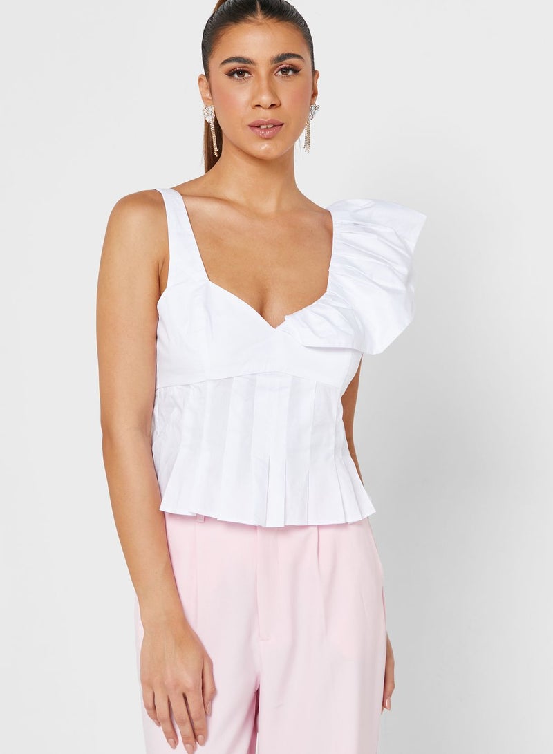 Ruffle Sleeve Top