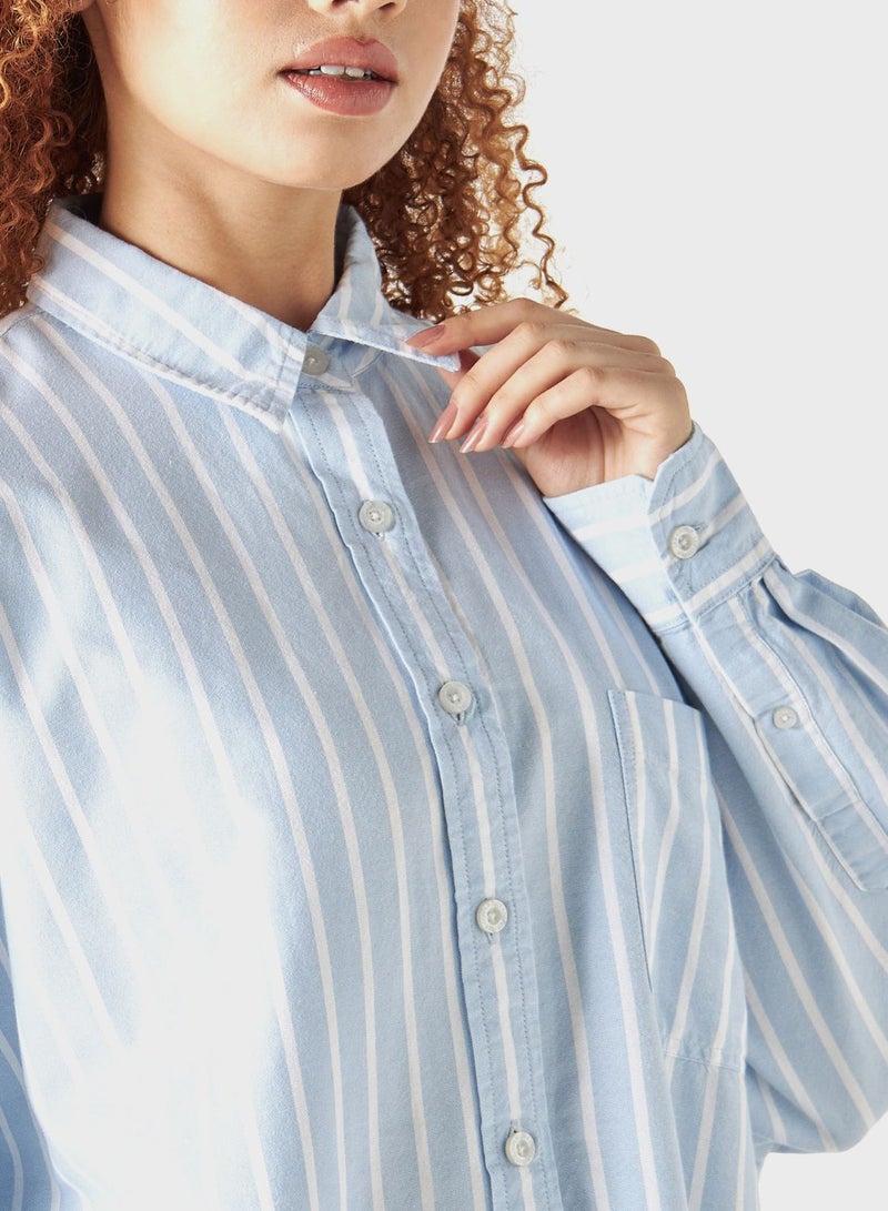 Striped Denim Shirt