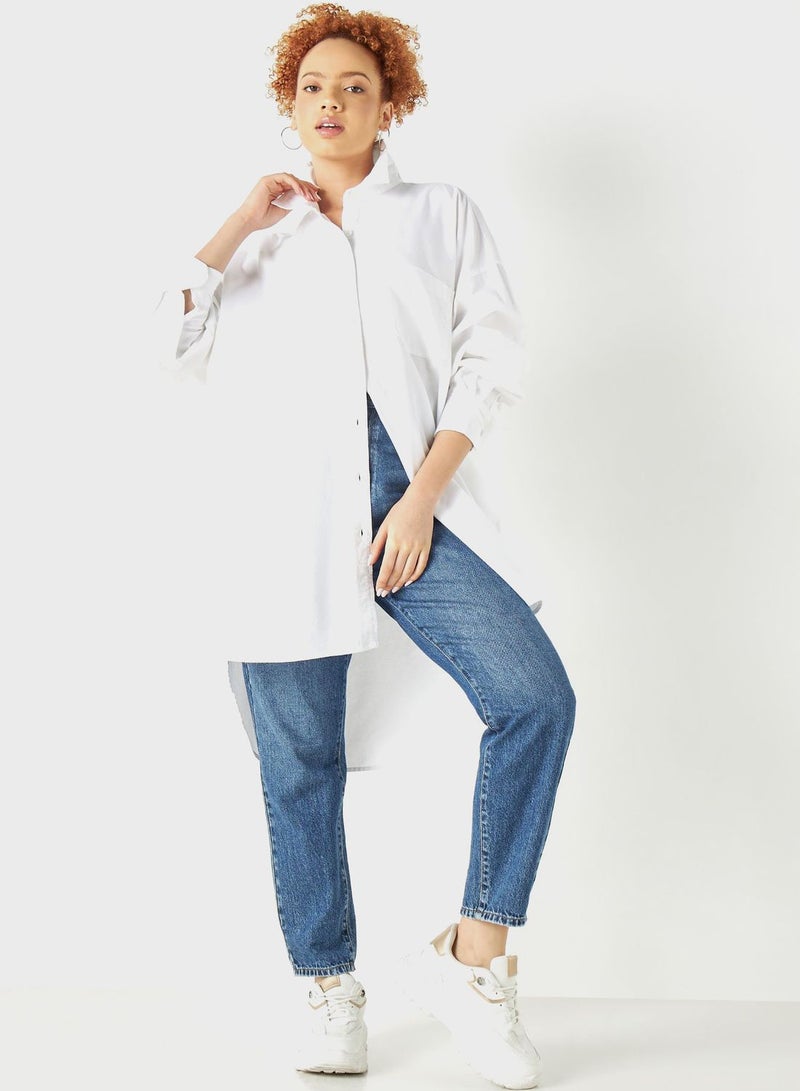 Striped Denim Shirt