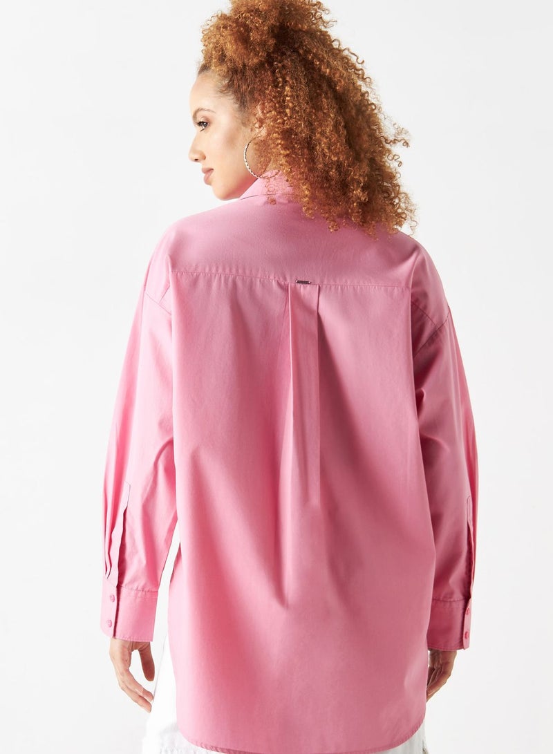 Pocket Detail Button Down Shirt
