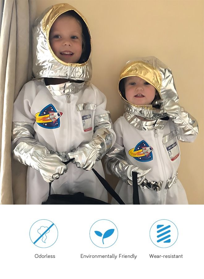 Astronaut Costume for Kids Space Pretend Dress Up Role Play Set for Kids