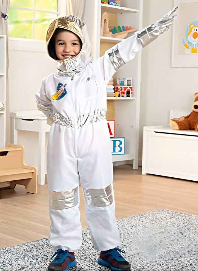 Astronaut Costume for Kids Space Pretend Dress Up Role Play Set for Kids