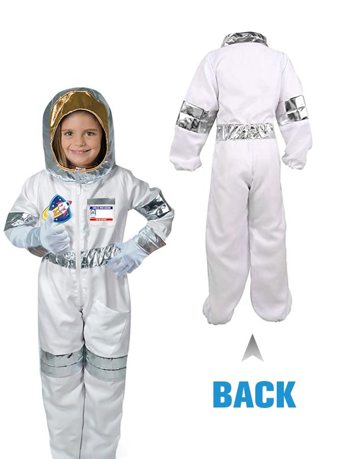 Astronaut Costume for Kids Space Pretend Dress Up Role Play Set for Kids