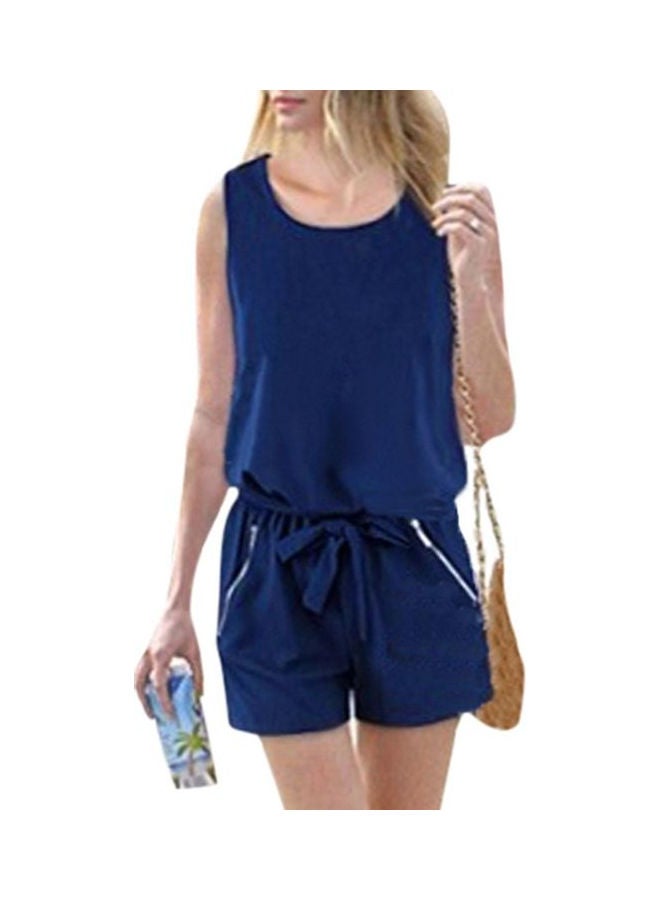 Elegant Casual Bodysuit Blue