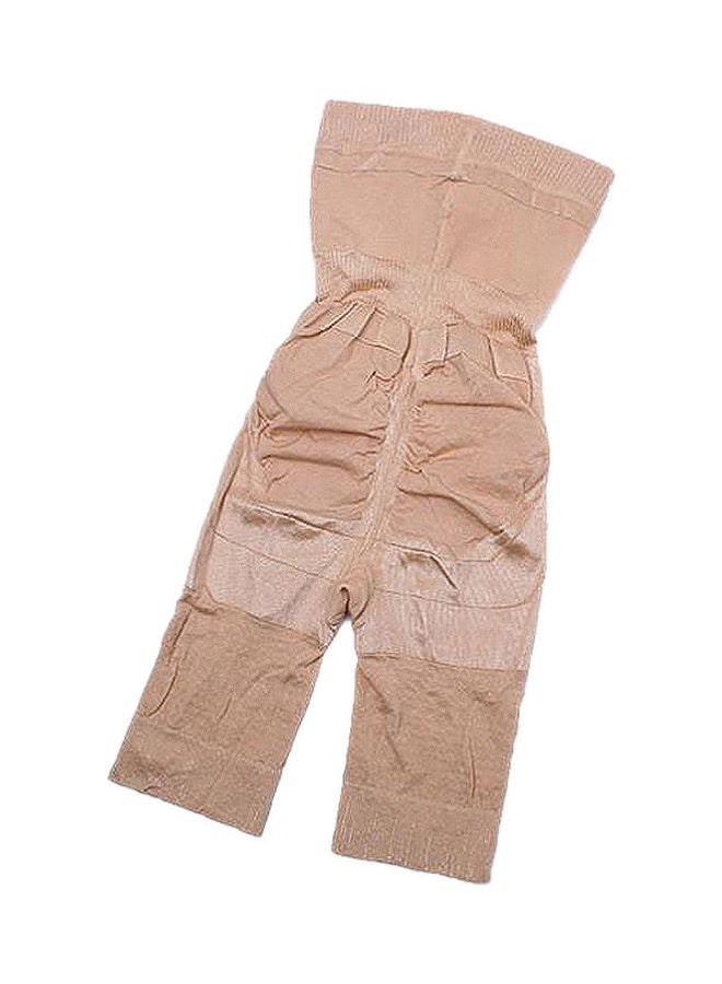 Beauty Slimming High Waist Bodysuit Beige