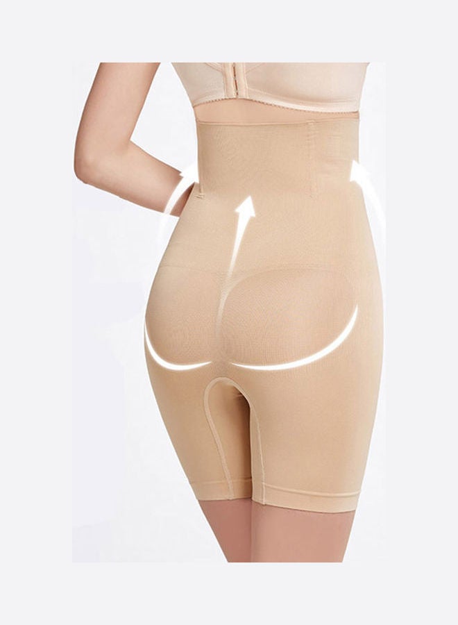 Beauty Slimming High Waist Bodysuit Beige