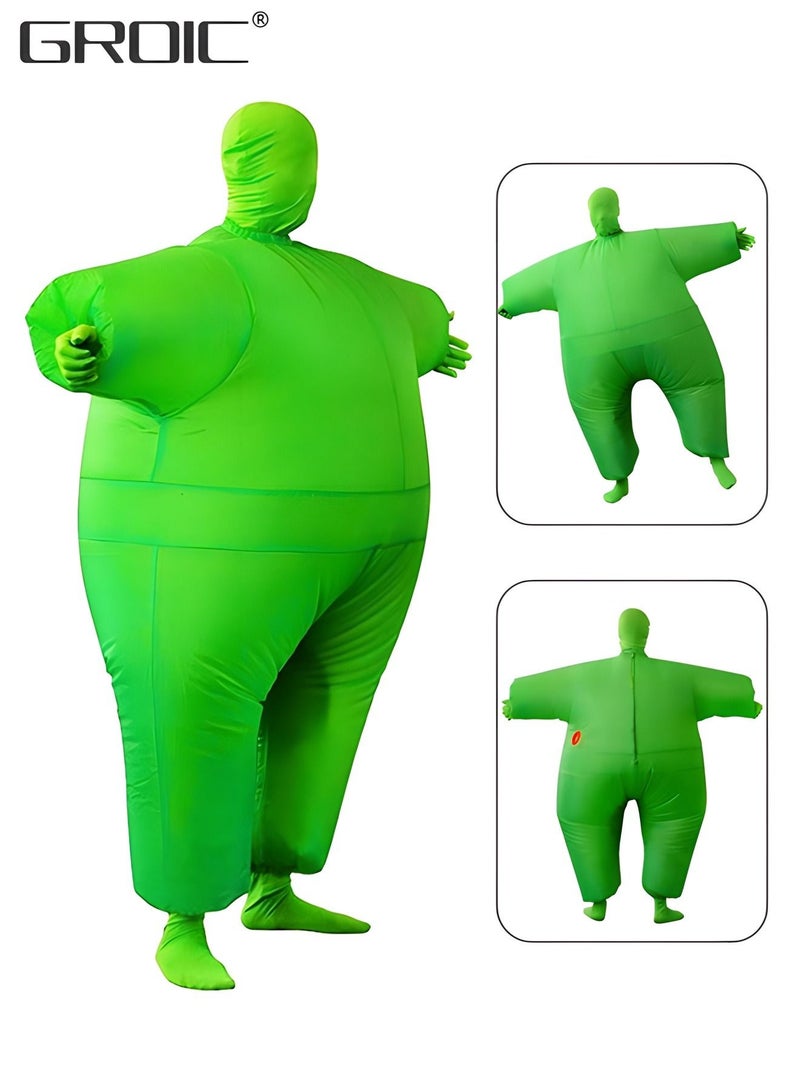 Funny Adult Size Inflatable Full Body Costume Suit Air Fan Operated Blow Up Fancy Dress Inflatable Jumpsuit Costume Party Dress up Toys