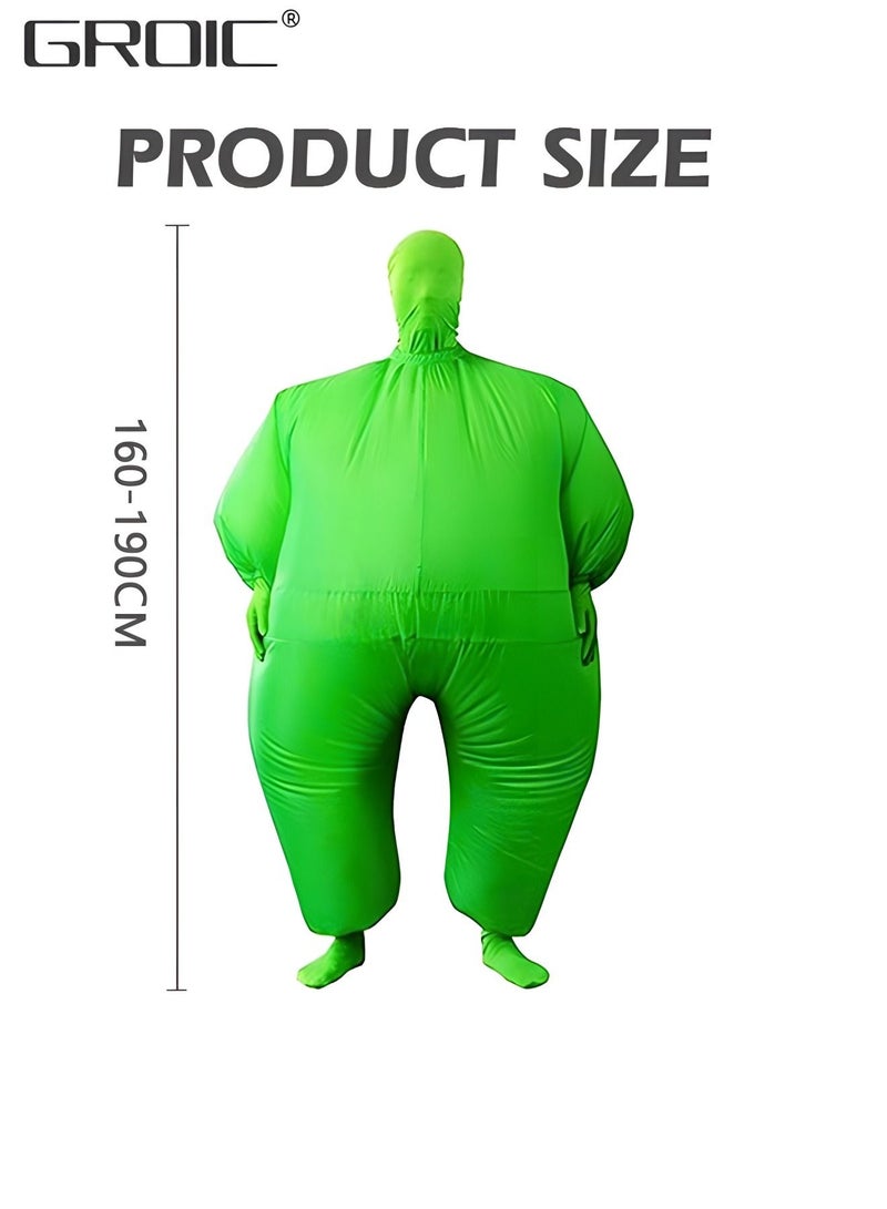 Funny Adult Size Inflatable Full Body Costume Suit Air Fan Operated Blow Up Fancy Dress Inflatable Jumpsuit Costume Party Dress up Toys