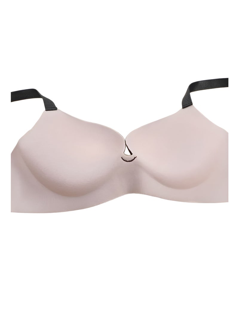 2-Pieces Ladies Seamless Wireless Push Up Bra