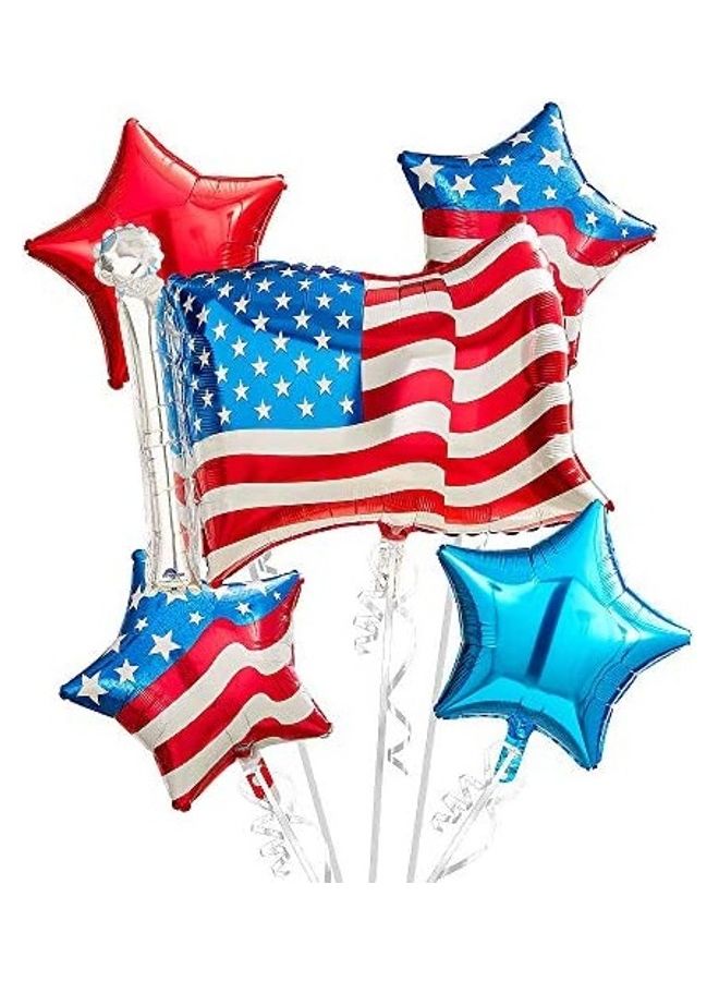 American Flag Design Balloons Set