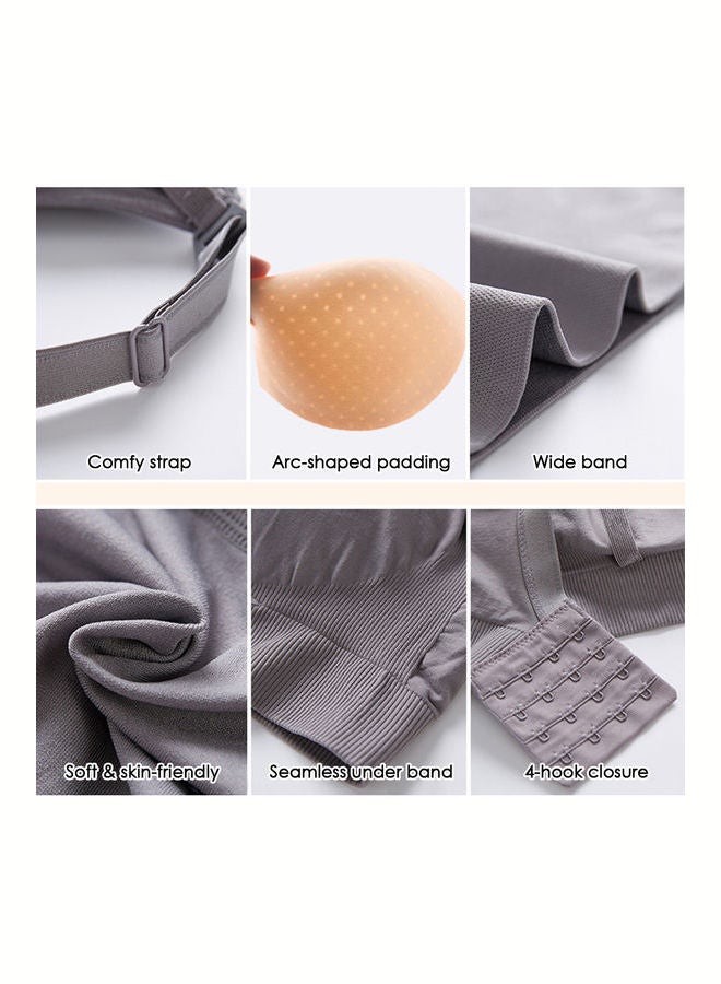 Maternity Nursing Bra Grey