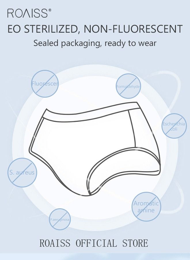 15 Pack Set Women's Disposable Briefs Pregnant Confinement Postpartum Sterile High Stretch Panties Mid-waist Hygiene Soft Underpants Individual Package Underwear White