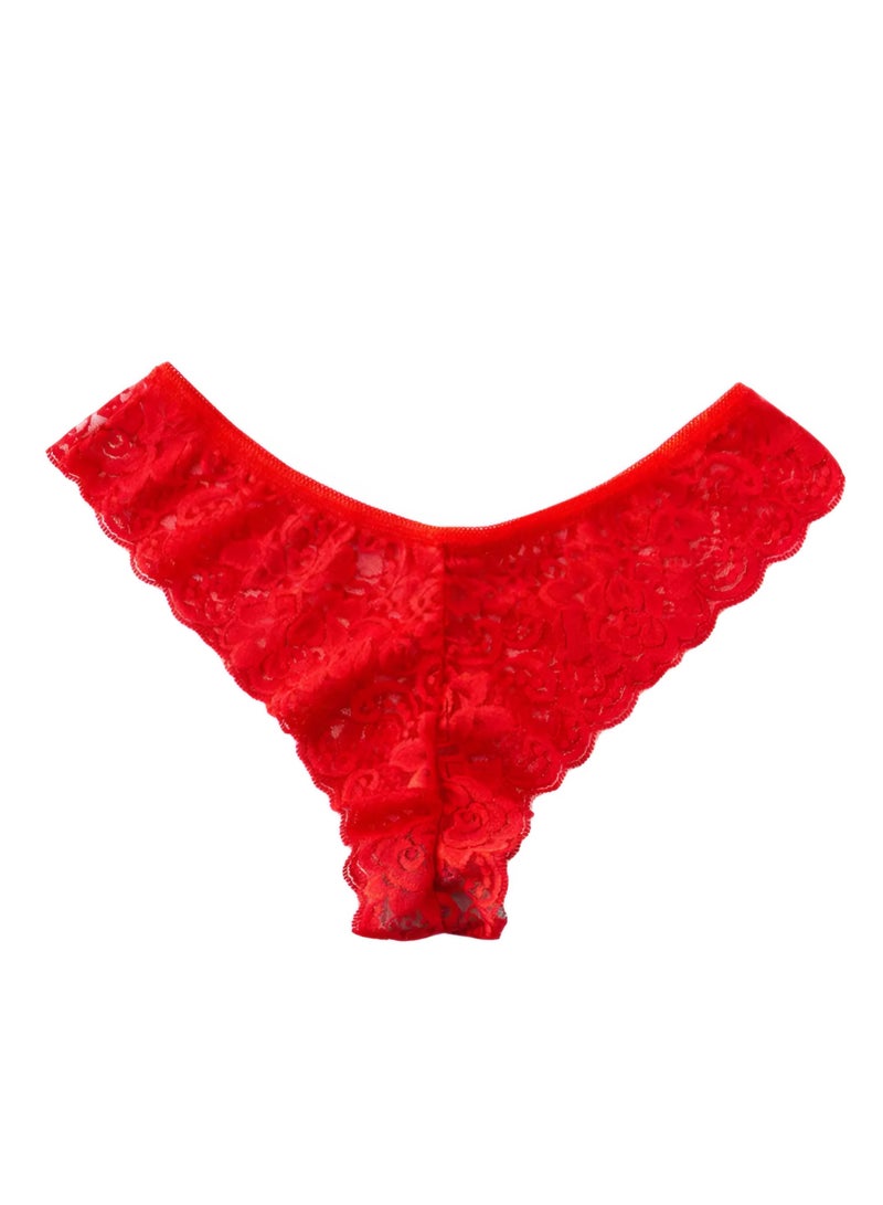 5-Pieces Ladies Lace Thong