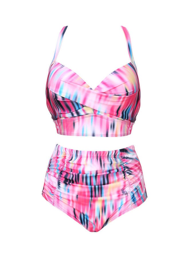 High Waist Swimsuit Pink