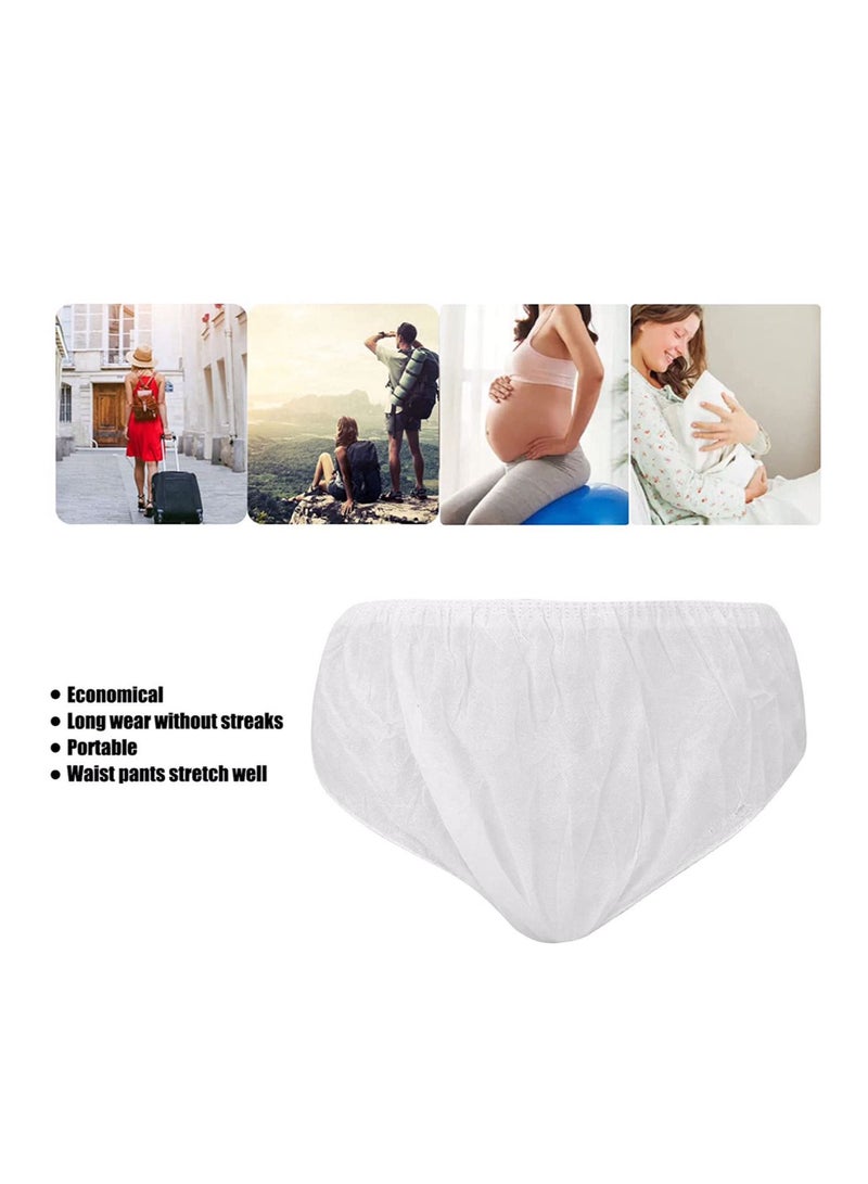Globalstar Unisex Non Woven Disposable Underwear Panty White 50pcs DP-1012