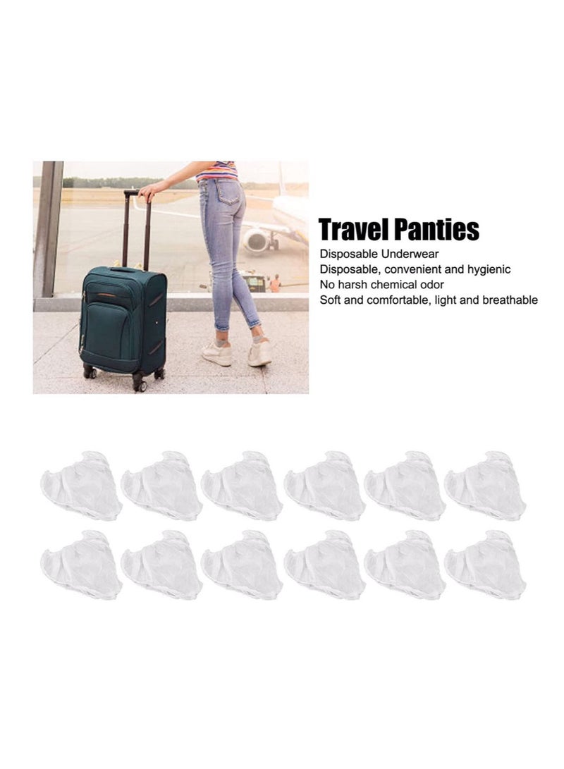 Globalstar Unisex Non Woven Disposable Underwear Panty White 50pcs DP-1012