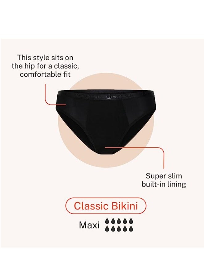 Classic Bikini - Maxi Absorbency - Period Protection Underwear for Women