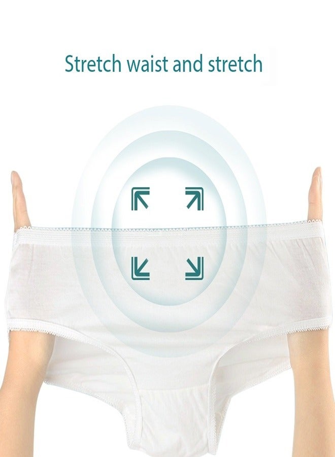 Ergonomic Design Comfortable High Elastic Individually Wrapped 100% Cotton Sterilized Extra Large Size Women Underwear pack of 10