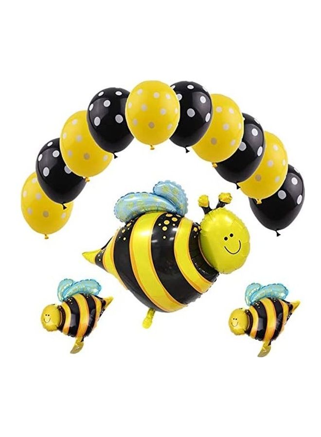 13-Piece Bee Themed Balloon Set