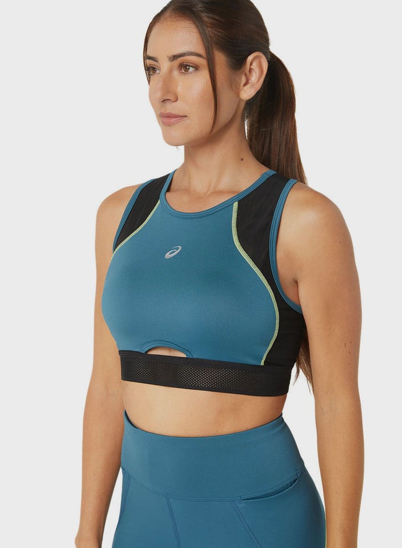 Mesh Panel Training Bra