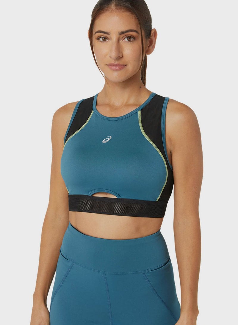 Mesh Panel Training Bra