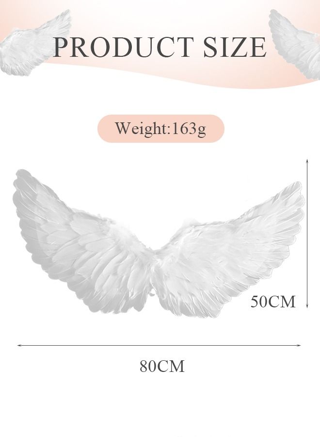 Groic 3-Piece Fairy Wings Set Feather Wings