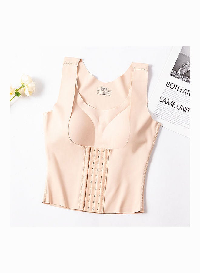 Gather Adjust Hump Invisible Body Shaper Pink