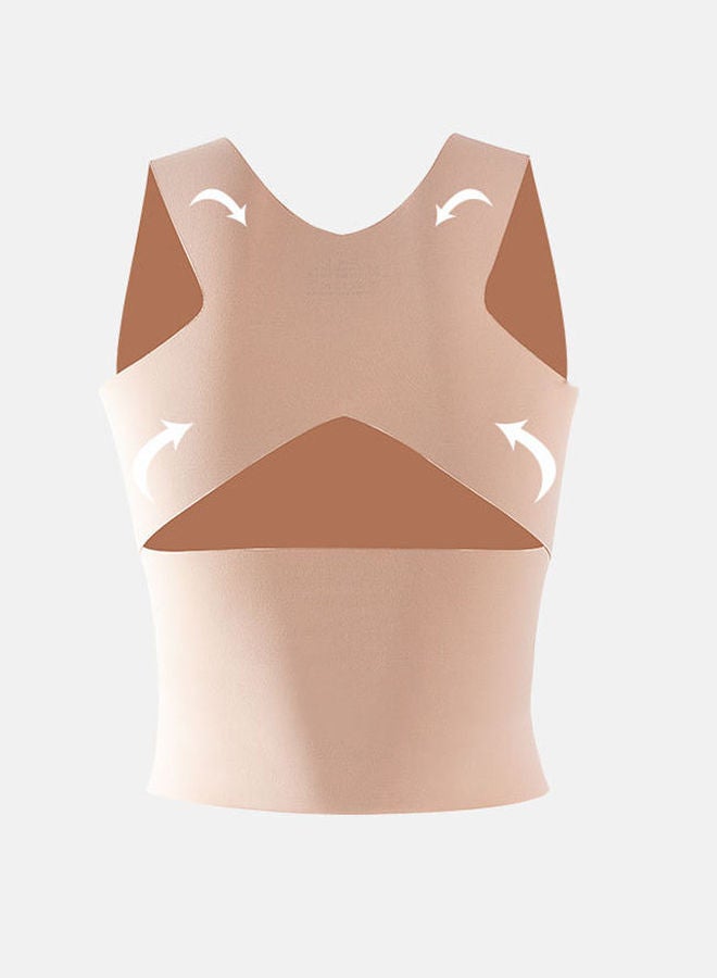 Gather Adjust Hump Invisible Body Shaper Pink
