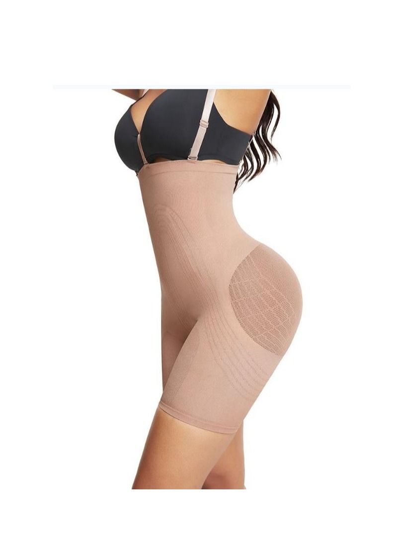 Luxury High-Waisted Magic Panties for Women | Tummy Control Shapewear | Hip Lifter and Waist Trainer Body Shaper | Firming, Shaping, and Smoothing Light Brown Colour