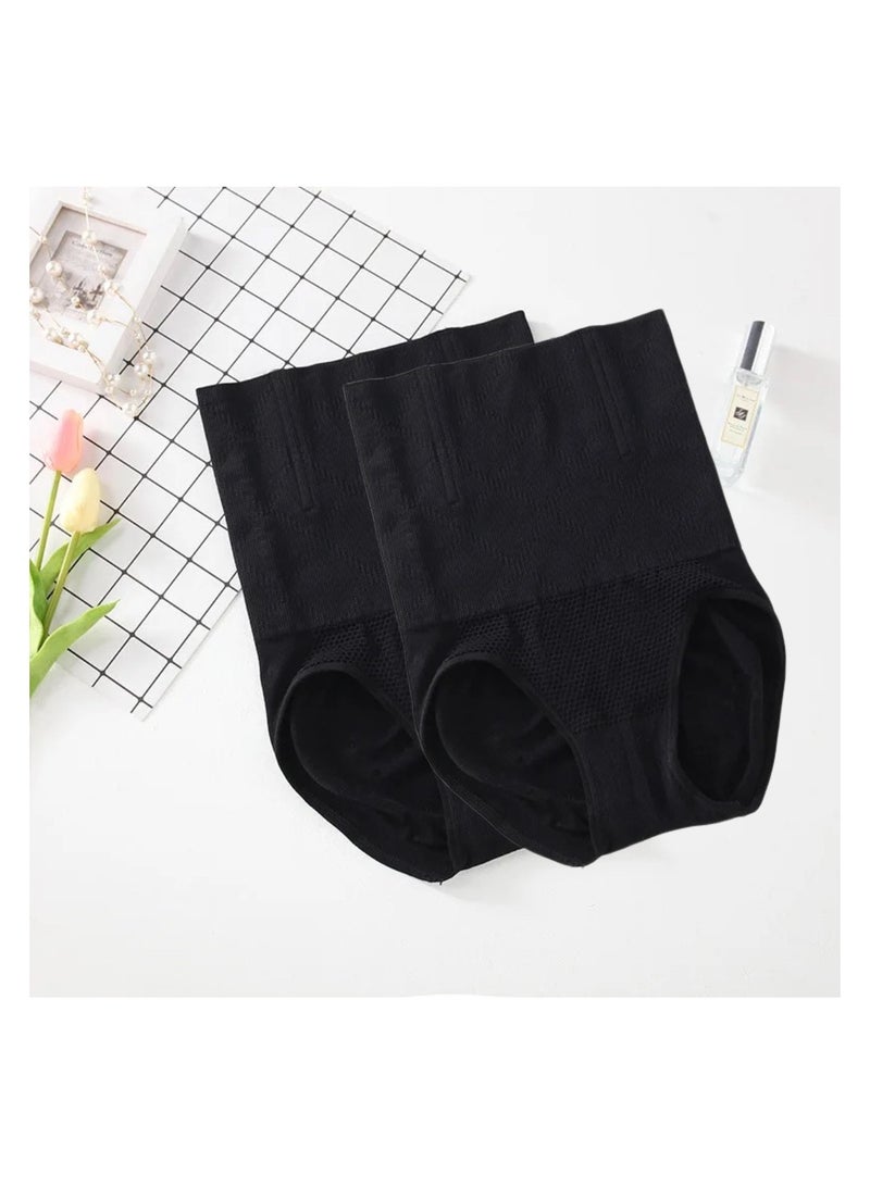 2 Pieces Women Seamless High Waist Tummy Control Panty