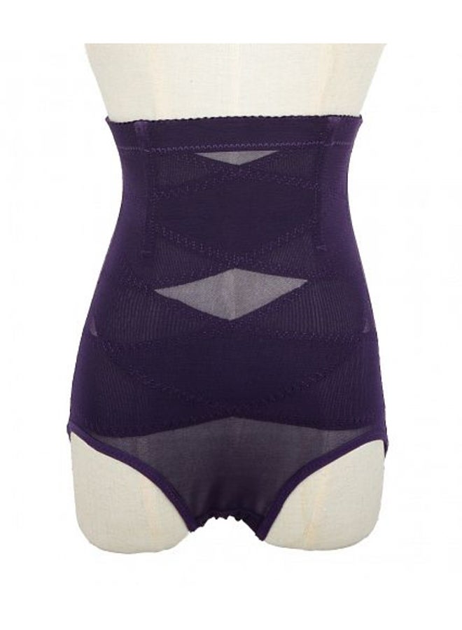 High Waist Hip Control Shapewear Purple