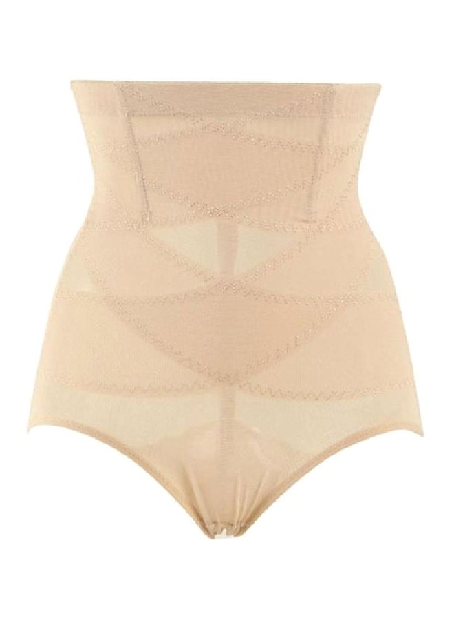 High Waist Maternity Corset Beige