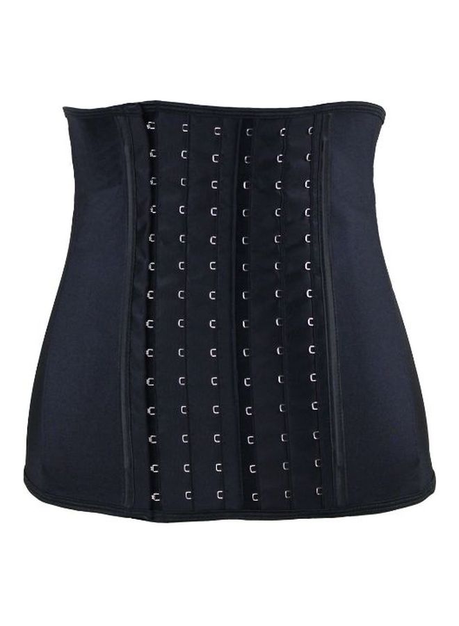 Natural Latex Thermal Corset Black