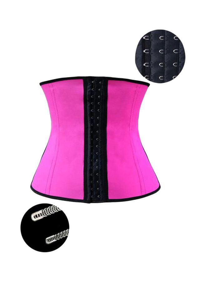 Elastic Corset Pink/Black