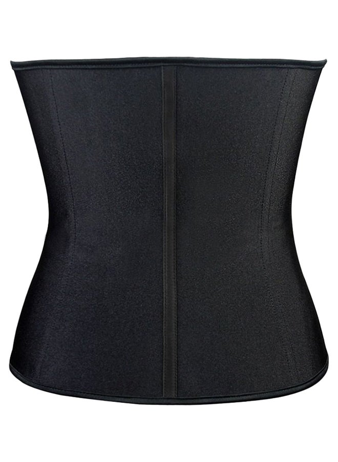 Belly And Waist Cincher Body Shaper Corset Black