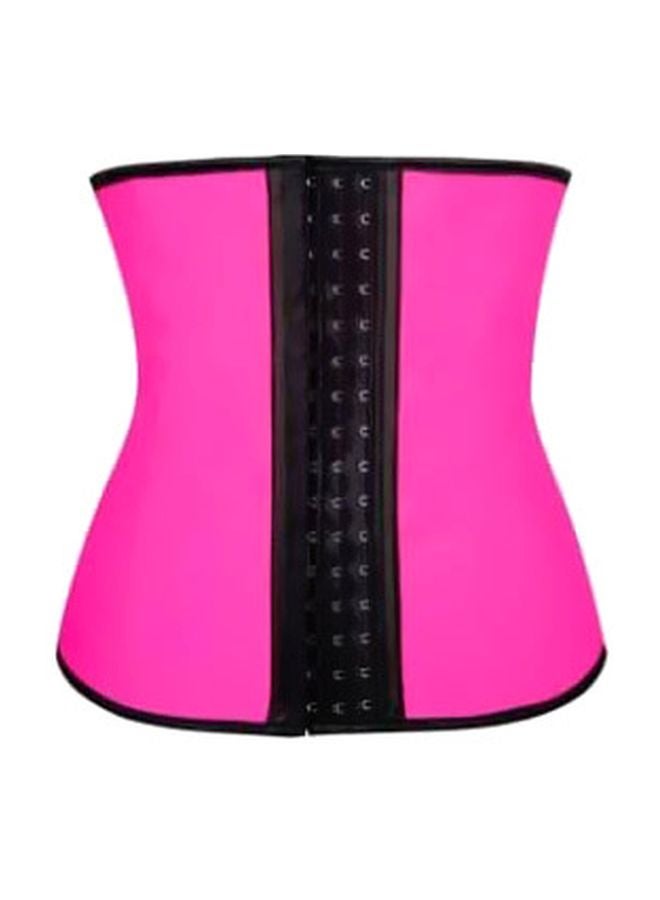 Terylene Adjustable Corset Pink/Black