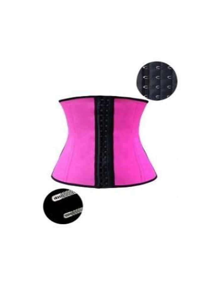 Terylene Adjustable Corset Pink/Black