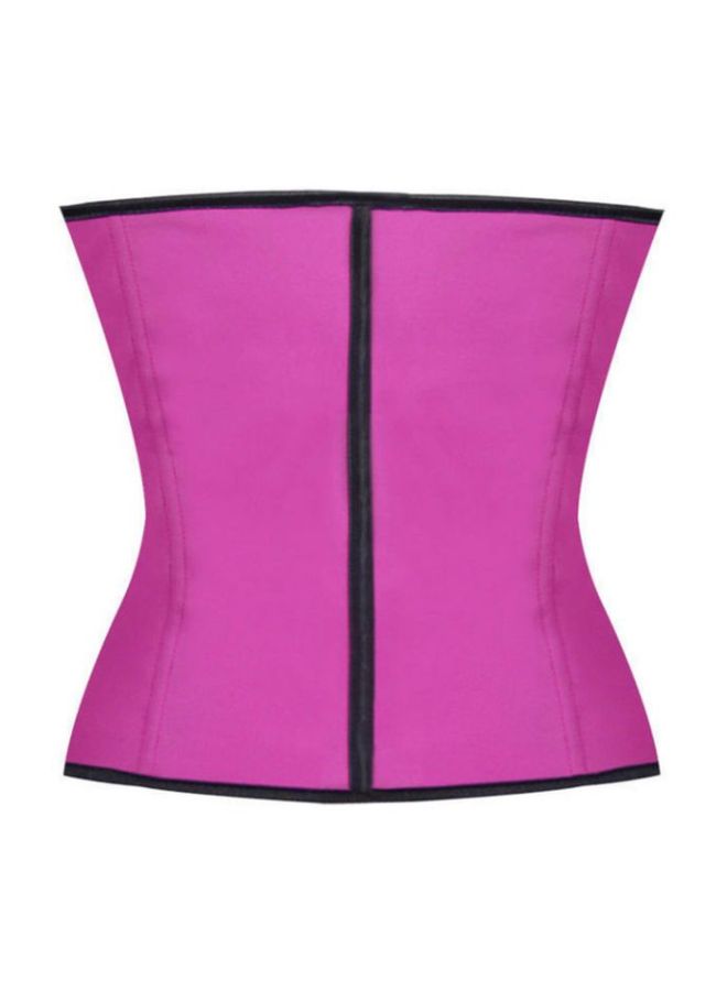 Polyester Bustiers Corset Pink/Black