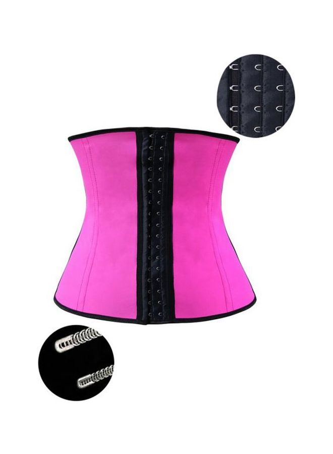 Polyester Bustiers Corset Pink/Black