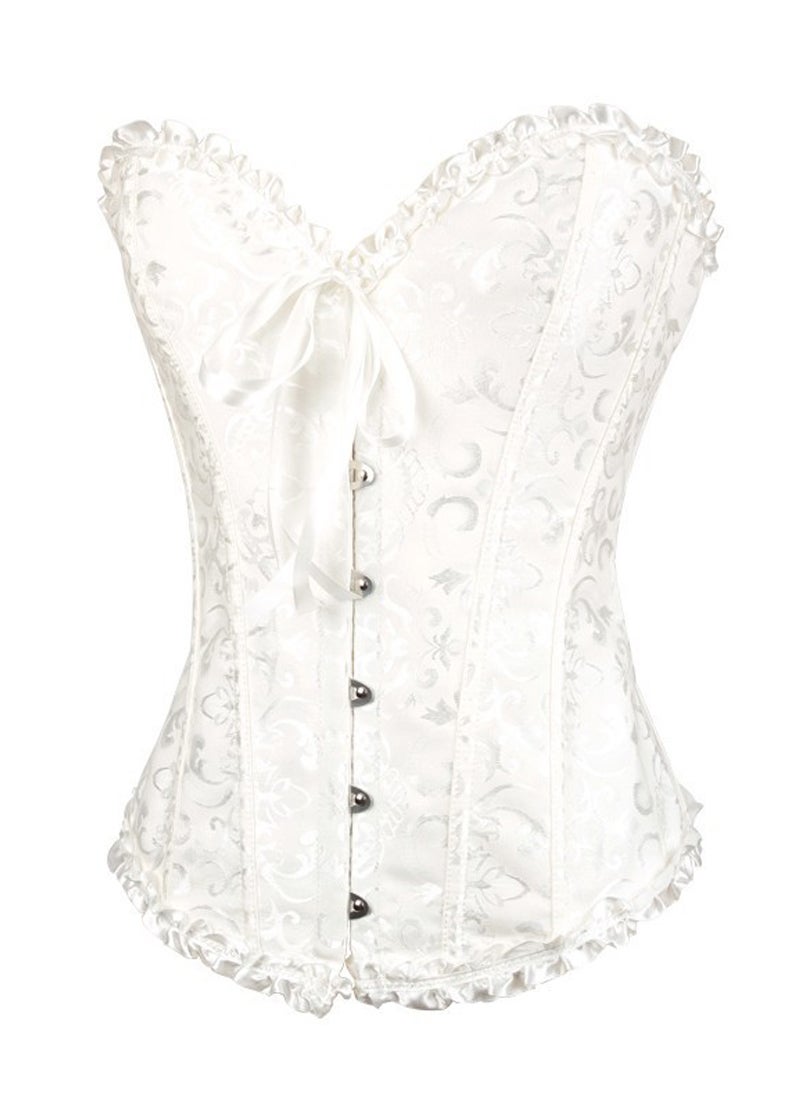 2 Pack Classic Bodies Corsets White/Silver