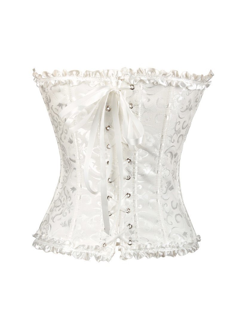 2 Pack Classic Bodies Corsets White/Silver