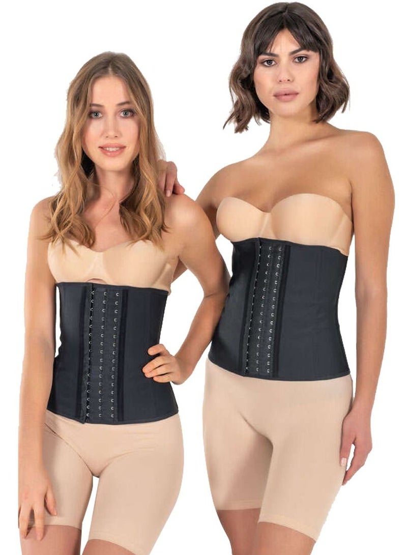 Yamuna Latex Corset Black Large